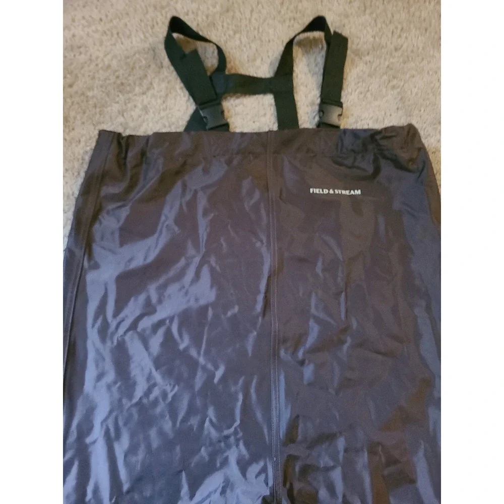 Field & Stream Bootfoot Chest Waders Mens 10 Brown Nylon